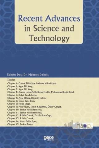 Recent Advances in Science and Technology
