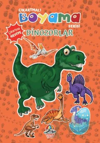 Çıkartmalı Boyama Serisi - Dinozorlar