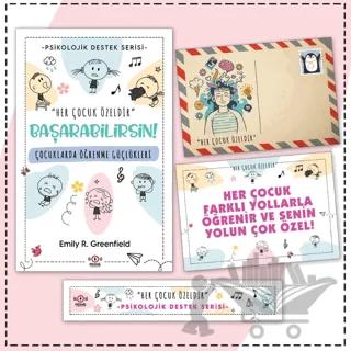 Çocuklar İçin Psikolojik Destek Serisi - Çocuklarda Öğrenme Güçlükleri -Kartpostal ve Ayraç
