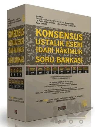 KONSENSUS Ustalık Eseri İdari Yargı Hakim Yardımcılığı Soru Bankası