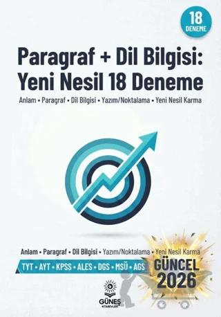 Paragraf + Dil Bilgisi: Yeni Nesil 18 Deneme