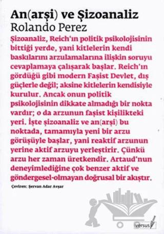 An(arşi) ve Şizoanaliz