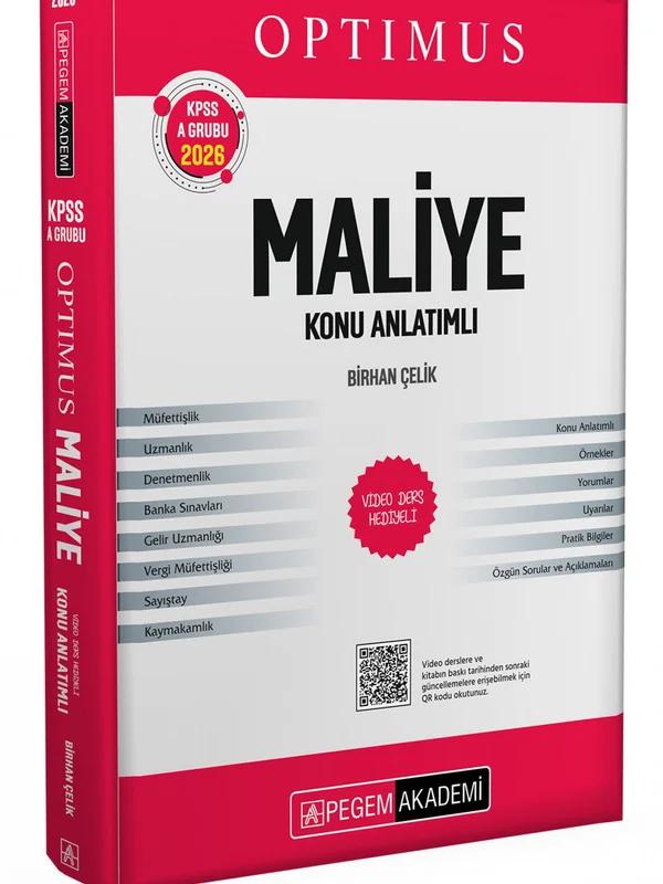 KPSS A Grubu Optimus Maliye Konu Anlatımı