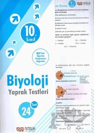 10. Sınıf Biyoloji Yaprak Test