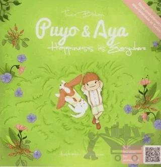 Happiness is Everywhere - Puyo ve Aya – Tuçe Bakan – Puyo and Aya kitap kapağı