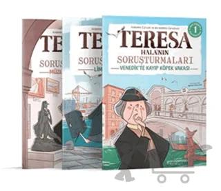 Görsel, Mantıksal ve Bilişsel Beceri Etkinlik Seti (7-9 Yaş) - Teresa Hala'nın Soruşturmaları 1-2-3 (Çıkartmalı)