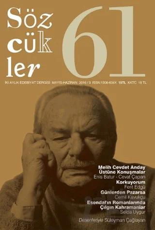 Sözcükler Dergisi Sayı: 61 Mayıs-Haziran 2016