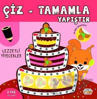 Çiz - Tamamla - Yapıştır Lezzetli Yiyecekler