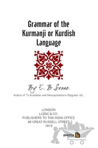 Grammar of The Kurmanji or Kurdish Language