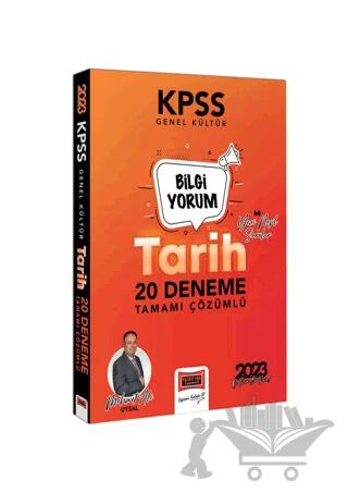 Yargı Yayınları 2023 KPSS Genel Kültür Tarih Bilgi Yorum Tamamı Çözümlü 20 Deneme