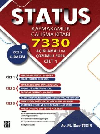 STATUS Kaymakamlık Çalışma Kitabı 7330 Açıklamalı ve Çözümlü Soru (3 Cilt)