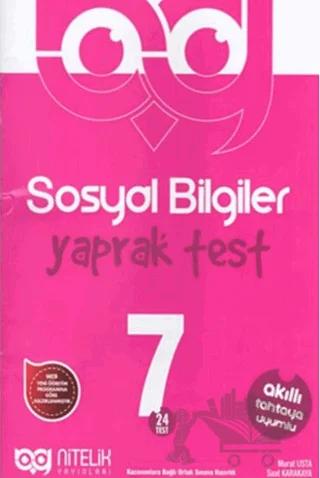 7. Sınıf Sosyal Bilgiler Yaprak Test