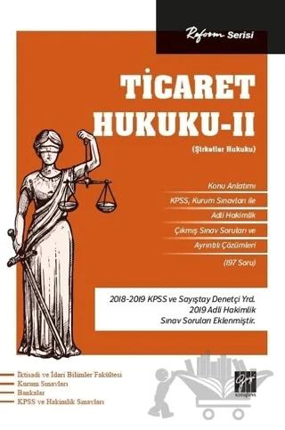 Reform Serisi Ticaret Hukuku - 2 – Kolektif – Gazi Kitabevi kitap kapağı