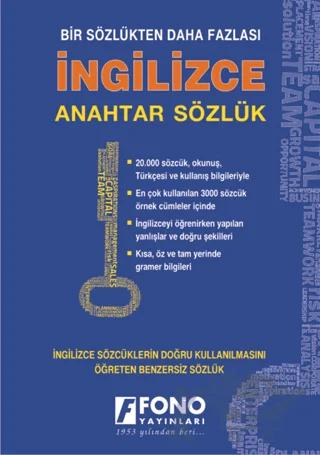İngilizce Anahtar Sözlük