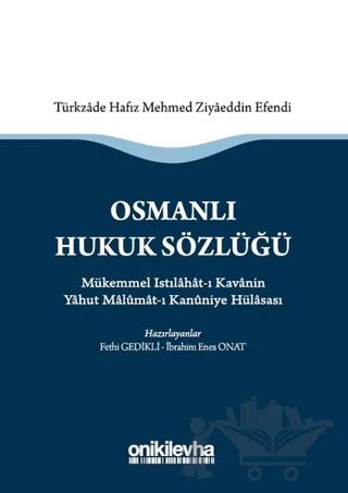 Osmanlı Hukuk Sözlüğü