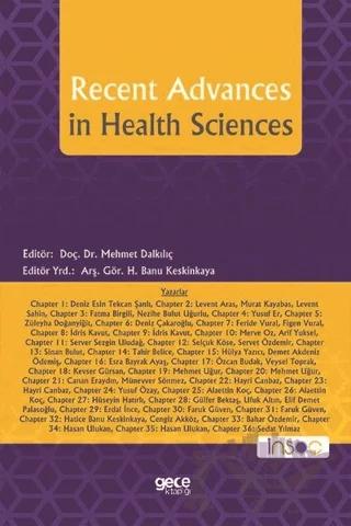 Recent Advances in Health Sciences