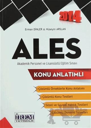ALES Akademik Personel ve Lisansüstü Eğitimi Sınavı – Alper Elaldı, Erman Dinler, Hüseyin Arslan – İrem Yayıncılık kitap kapağı