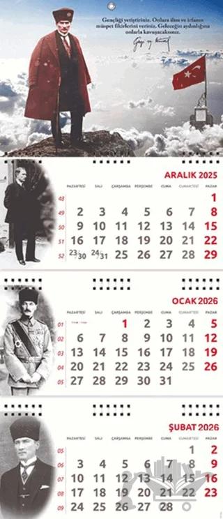 2026 Atatürk Gemici Duvar Takvimi - Sakarya – Kolektif – Halk Kitabevi kitap kapağı