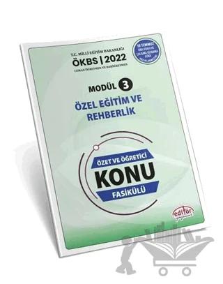 Uzman ve Başöğretmen Modül 3 Özel Eğitim ve Rehberlik Özet ve Öğretici Konu Fasikülü
