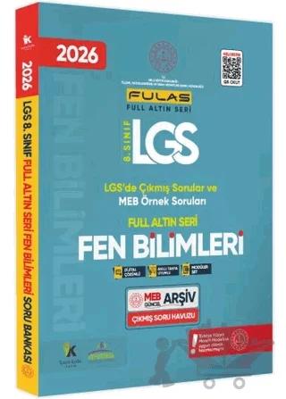 2026 8. Sınıf Full LGS Altın Seri Fen Bilimleri MEB Çıkmış Soru Bankası Modüler Seti PDF/Video Çözüm