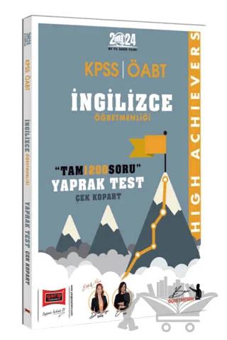 2024 ÖABT İngilizce Çek Kopart Yaprak Test