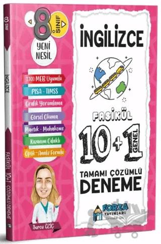 8. Sınıf LGS İngilizce Tamamı Çözümlü Fasikül 10 Branş 1 Genel Deneme
