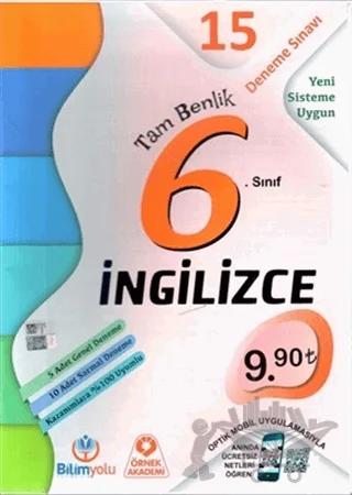 6. Sınıf İngilizce Tam Benlik 15 Deneme Sınavı