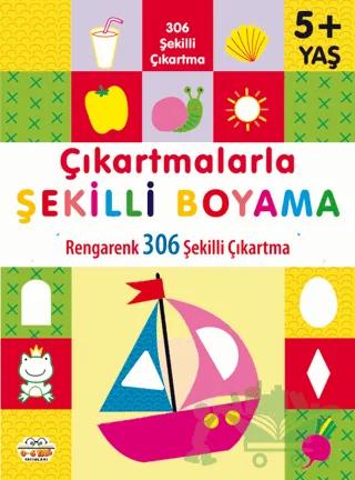 Çıkartmalarla Şekilli Boyama 5 Yaş Üstü