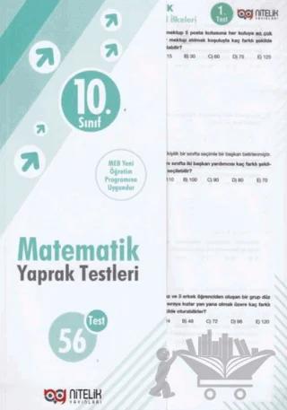 10. Sınıf Matematik 56 Yaprak Test