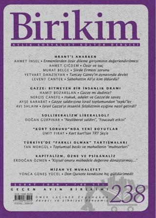 Birikim Aylık Sosyalist Kültür Dergisi Sayı: 238