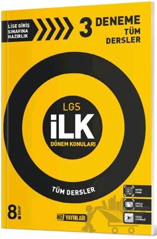 8. Sınıf LGS Tüm Dersler İlk Dönem Deneme