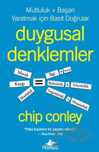 Duygusal Denklemler – Chip Conley – Pegasus Yayınları kitap kapağı