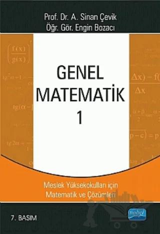 Genel Matematik 1 - MYO'lar İçin Matematik ve Çözümleri