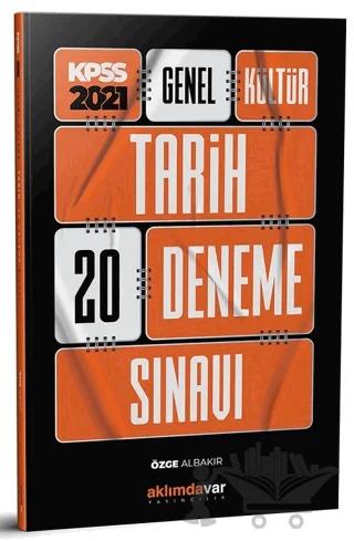 2021 KPSS Genel Kültür Tarih 20 Deneme Sınavı