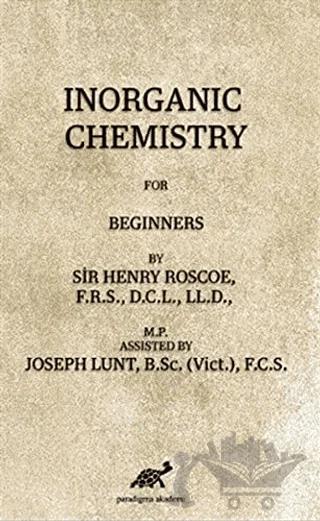 İnorganic Chemistry For Beginners