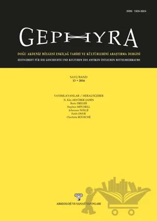 Gephyra Sayı 13 / Volume 13 - 2016