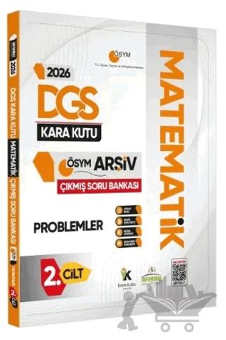 2026 DGS MATEMATİK Kara Kutu 2.Cilt PROBLEMLER ÖSYM Çıkmış Soru Bankası Konu Ö. Dijital Çözümlü