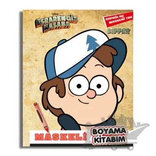 Maskeli Boyama Kitabım Dipper - Esrarengiz Kasaba