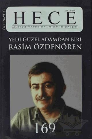 Hece Aylık Edebiyat Dergisi Rasim Özdenören Özel Sayısı :21 - 169 (Ciltsiz)