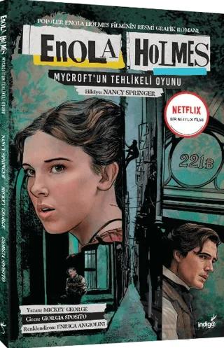 Enola Holmes - Mycroft’un Tehlikeli Oyunu – Mickey George – İndigo Kitap kitap kapağı