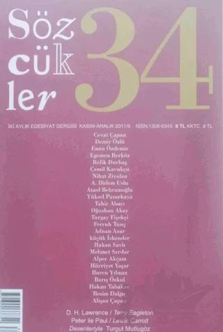 Sözcükler Dergisi Sayı: 34 Kasım - Aralık 2011
