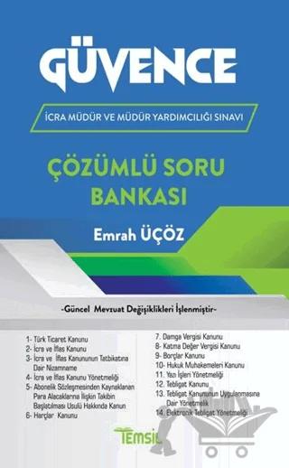 Güvence İcra Müdürlüğü ve Müdür Yardımcılığı Sınavlarına Hazırlık Çözümlü Soru Bankası