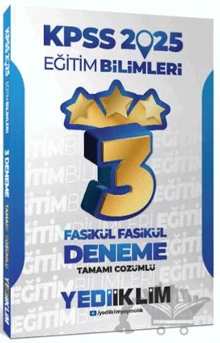 2025 KPSS Eğitim Bilimleri Tamamı Çözümlü Fasikül Fasikül 3 Yıldız Deneme