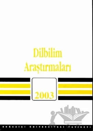 Dilbilim Araştırmaları 2003