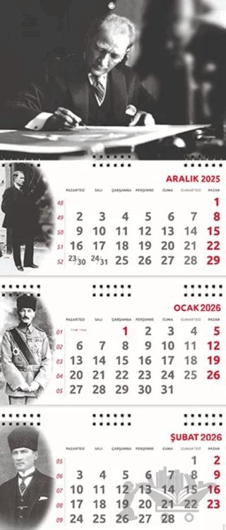 2026 Atatürk Gemici Duvar Takvimi - İmza – Kolektif – Halk Kitabevi kitap kapağı