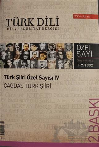 Türk Dili Dil ve Edebiyat Dergisi Sayı: 481 - 482