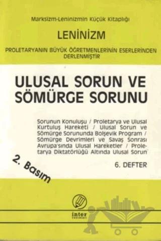 Ulusal Sorun ve Sömürge Sorunu