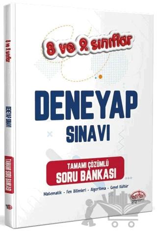 8-9. Sınıf Deneyap Tamamı Çözümlü Soru Bankası – Kolektif – Editör Yayınevi kitap kapağı