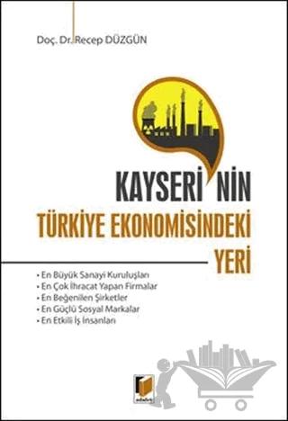 Kayseri'nin Türkiye Ekonomisindeki Yeri