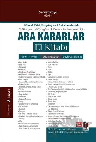 Ara Kararlar El Kitabı